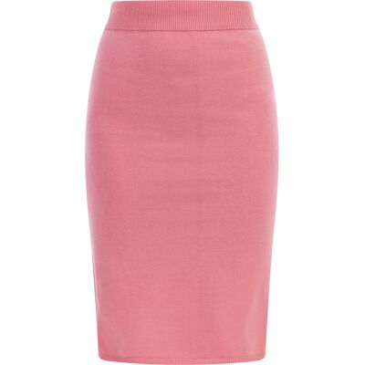 Mymo Gebreide midi-rok Dames roze M Mymo Gebreide midi-rok Dames roze M