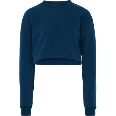 Mymo Sweatshirt Donker Turkoois - Casual Sweatshirt Mymo Sweatshirt Donker Turkoois - Casual Sweatshirt