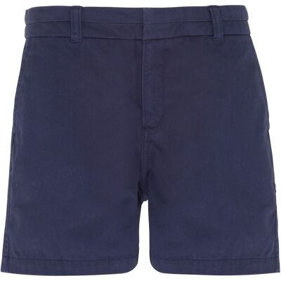 Asquith & Fox Dames/Dames Klassieke Fit Shorts (Marine) 2XS Asquith & Fox Dames/Dames Klassieke Fit Shorts (Marine) 2XS