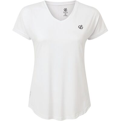 Dare2b Dames Vigilant Actieve T-Shirt - Wit - Maat 12 UK Dare2b Dames Vigilant Actieve T-Shirt - Wit - Maat 12 UK