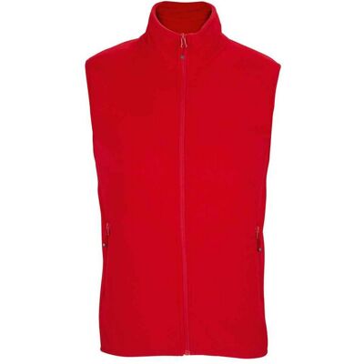 SOLS Uniseks Microfleece gerecyclede bodywarmer voor volwassenen (Rood) S SOLS Uniseks Microfleece gerecyclede bodywarmer voor volwassenen (Rood) S