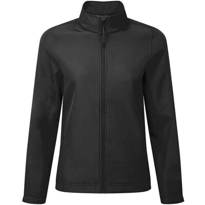 Premier Dames/Dames Windchecker Soft Shell Jacket (Zwart) 3XL Premier Dames/Dames Windchecker Soft Shell Jacket (Zwart) 3XL