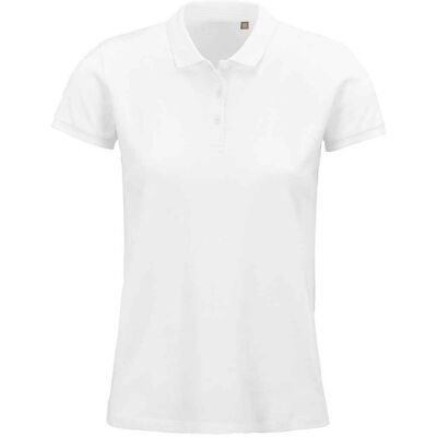Sols Dames Organische Polo - Wit - Korte Mouwen - Polo Shirt Sols Dames Organische Polo - Wit - Korte Mouwen - Polo Shirt