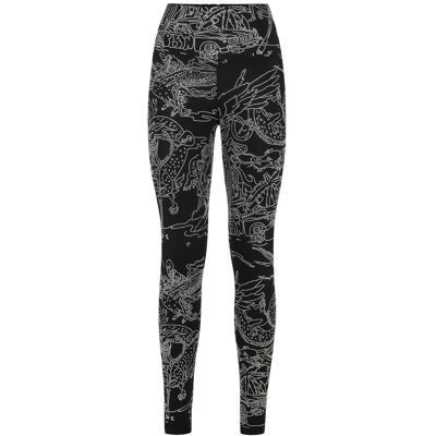 Philipp Plein Sport Leggings Tattoo XS Philipp Plein Sport Leggings Tattoo XS