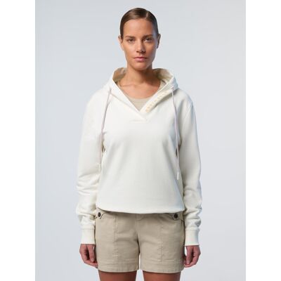 North Sails Hoodie V-hals met North Sails-print XS North Sails Hoodie V-hals met North Sails-print XS