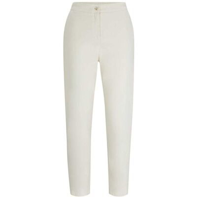Boss Dames/Dames Tolinda-D Elastische Taille Broek (Wit) 34 Boss Dames/Dames Tolinda-D Elastische Taille Broek (Wit) 34