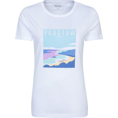 Mountain Warehouse Dames Padstow Korte Mouwen T-Shirt (Wit) 36 Mountain Warehouse Dames Padstow Korte Mouwen T-Shirt (Wit) 36