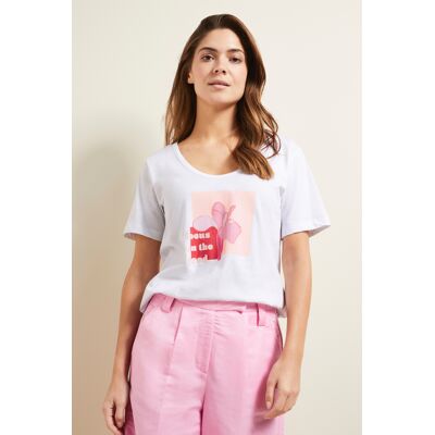 Bugatti Damen T-shirt met print XL Bugatti Damen T-shirt met print XL