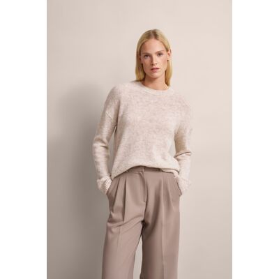 Bugatti Damen Trui met ronde hals in alpacawolmix 2XL Bugatti Damen Trui met ronde hals in alpacawolmix 2XL