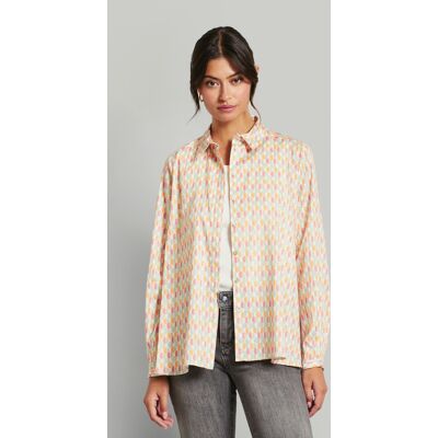 Bugatti Damen Casual blouse met blinde knoopsluiting 46 Bugatti Damen Casual blouse met blinde knoopsluiting 46
