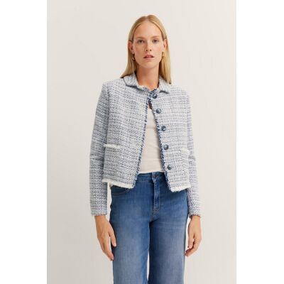 Bugatti Damen BouclÈ jas met knoopsluiting 46 Bugatti Damen BouclÈ jas met knoopsluiting 46