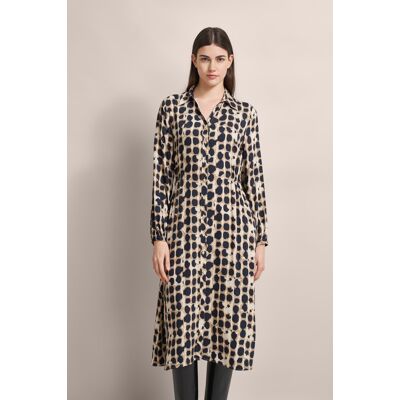Bugatti Damen Blousejurk met licht gerimpelde taille 36 Bugatti Damen Blousejurk met licht gerimpelde taille 36