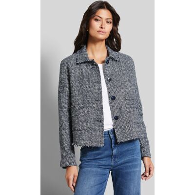 Bugatti Damen BouclÈ jas met gerafelde randen 48 Bugatti Damen BouclÈ jas met gerafelde randen 48