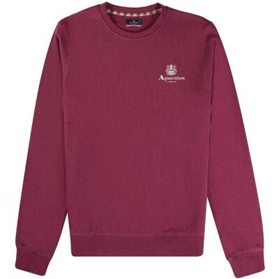 Aquascutum Unisex Volwassen Logo Actieve Sweatshirt (Bordeaux) 2XL Aquascutum Unisex Volwassen Logo Actieve Sweatshirt (Bordeaux) 2XL