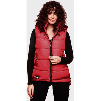 Marikoo dames gewatteerd vest – Zarinaa, licht met afneembare capuchon S Marikoo dames gewatteerd vest – Zarinaa, licht met afneembare capuchon S
