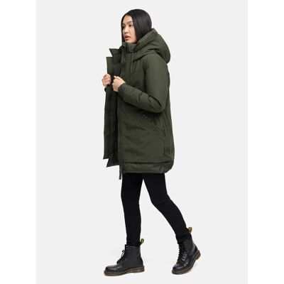 Navahoo dames winterparka WINTERPRINZESSIN met capuchon & vrouwelijke pasvorm S Navahoo dames winterparka WINTERPRINZESSIN met capuchon & vrouwelijke pasvorm S