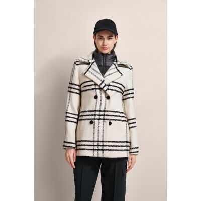 Bugatti Damen Geruite jas met hoog draagcomfort 44 Bugatti Damen Geruite jas met hoog draagcomfort 44