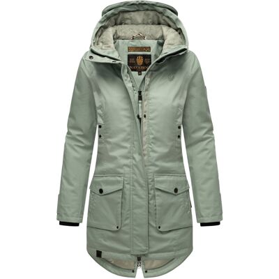NAVAHOO Brinjaa - Waterdichte fleece-voering korte damesparka NAVAHOO Brinjaa - Waterdichte fleece-voering korte damesparka