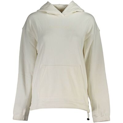 Calvin Klein Dames Hoodie - Sweatshirt - Wit Calvin Klein Dames Hoodie - Sweatshirt - Wit