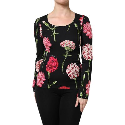 Dolce & Gabbana Bloemenprint Lange Mouw Blouse 32 Dolce & Gabbana Bloemenprint Lange Mouw Blouse 32