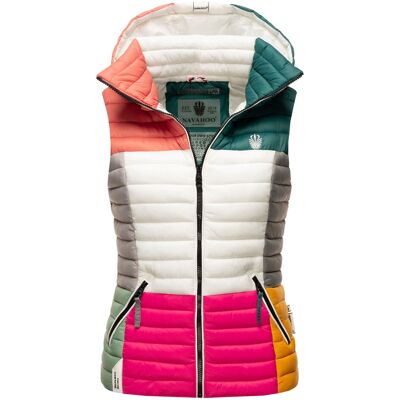 Navahoo Shadaa Multikulti dames gewatteerde bodywarmer – Licht, kleurrijk & trendy XS Navahoo Shadaa Multikulti dames gewatteerde bodywarmer – Licht, kleurrijk & trendy XS