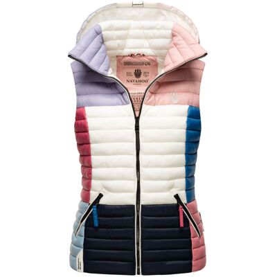 Navahoo Shadaa Multikulti dames gewatteerde bodywarmer – Licht, kleurrijk & trendy S Navahoo Shadaa Multikulti dames gewatteerde bodywarmer – Licht, kleurrijk & trendy S