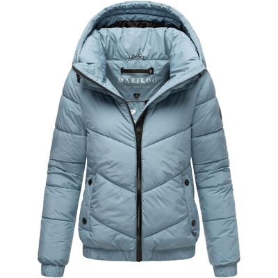 Marikoo N002 Powder Blue Dames Winterjas - Jas Marikoo N002 Powder Blue Dames Winterjas - Jas