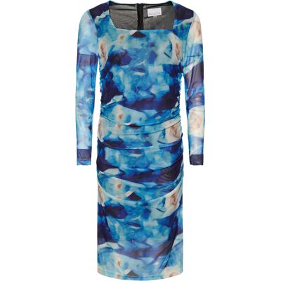 Noella Polly-jurk in blauwe mix S Noella Polly-jurk in blauwe mix S