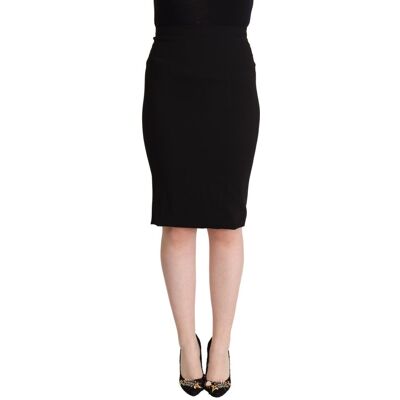 Dolce & Gabbana Pencil Rok Knie Lang Stretch Wol 38 Dolce & Gabbana Pencil Rok Knie Lang Stretch Wol 38