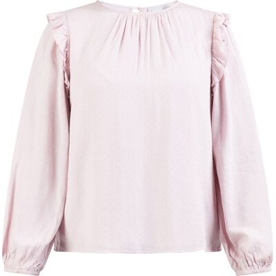 usha Klassieke blouse met lange mouwen nowles Dames Mauve 2XL usha Klassieke blouse met lange mouwen nowles Dames Mauve 2XL
