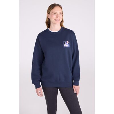 Mountain Warehouse Dames/Dames Tekst Relaxed Fit Trui (Donkerblauw) 42 Mountain Warehouse Dames/Dames Tekst Relaxed Fit Trui (Donkerblauw) 42