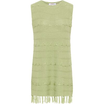 usha Gebreide jurk Dames munt XS/S usha Gebreide jurk Dames munt XS/S