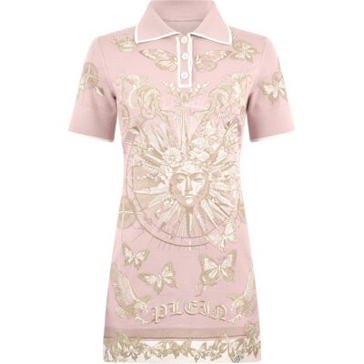Philipp Plein Polo Mini Dress Butterfly Tattoo XS Philipp Plein Polo Mini Dress Butterfly Tattoo XS