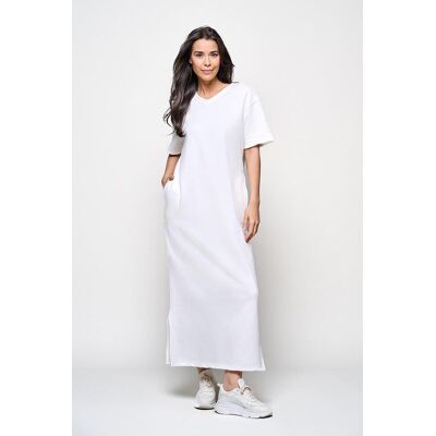 Mart Visser Caroline Tensen Ella Sweat Jurk Off White XL Mart Visser Caroline Tensen Ella Sweat Jurk Off White XL