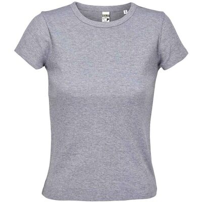 SOLS Dames Sara T-Shirt (Lichtgrijs Marl) XS SOLS Dames Sara T-Shirt (Lichtgrijs Marl) XS
