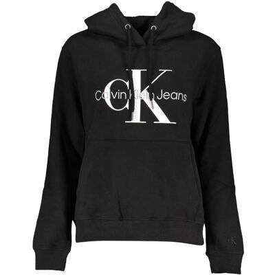 Calvin Klein Zwarte Katoenen Dames Sweatshirt 2XS Calvin Klein Zwarte Katoenen Dames Sweatshirt 2XS