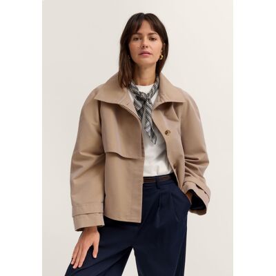 Bugatti Damen Jasje in korte trenchcoatstijl 40 Bugatti Damen Jasje in korte trenchcoatstijl 40