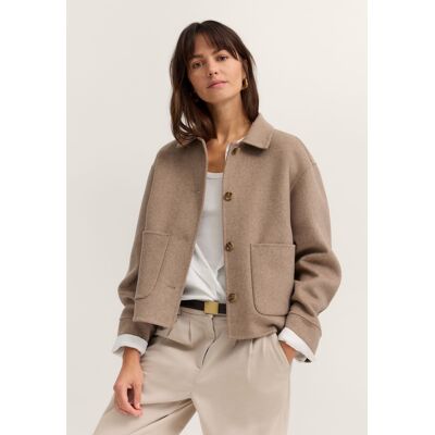 Bugatti Damen Jas in overshirt-stijl met wolmix 46 Bugatti Damen Jas in overshirt-stijl met wolmix 46