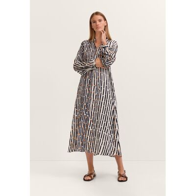 Bugatti Damen Blousejurk Modern Fit met print 38 Bugatti Damen Blousejurk Modern Fit met print 38