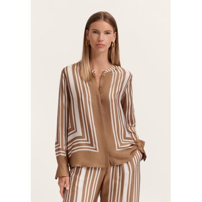 Bugatti Damen Blouse Modern Fit met grafische print 46 Bugatti Damen Blouse Modern Fit met grafische print 46