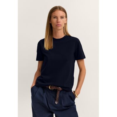 Bugatti Damen T-shirt van elastisch katoen met ronde hals XS Bugatti Damen T-shirt van elastisch katoen met ronde hals XS
