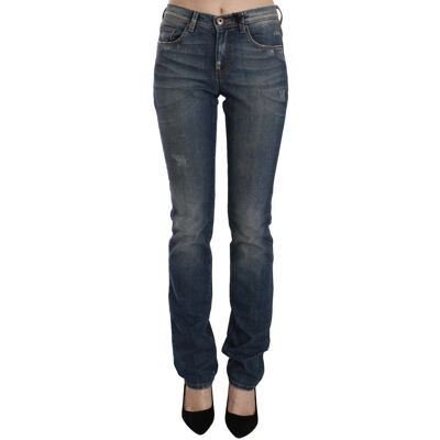 Ermanno Scervino Blauwe Gewassen Bootcut Casual Denim Broek Jeans 26 (Taille) Ermanno Scervino Blauwe Gewassen Bootcut Casual Denim Broek Jeans 26 (Taille)