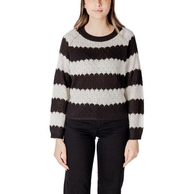 Jacqueline De Yong Zwart-Wit Marabou Sweatshirt XL Jacqueline De Yong Zwart-Wit Marabou Sweatshirt XL