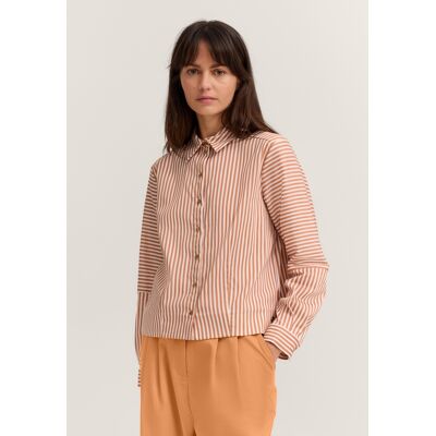 Bugatti Damen Gestreepte blouse van katoenmix 48 Bugatti Damen Gestreepte blouse van katoenmix 48