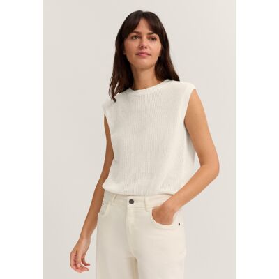 Bugatti Damen Gebreide top met normale pasvorm van katoen 2XL Bugatti Damen Gebreide top met normale pasvorm van katoen 2XL