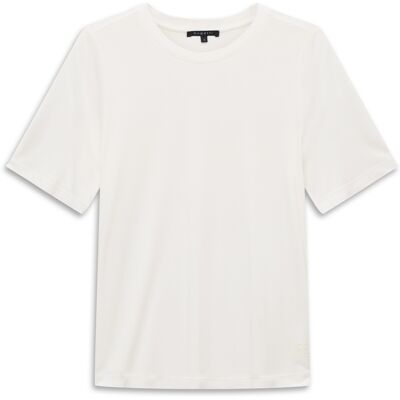 Bugatti Damen T-shirt van 100% viscose met ronde hals L Bugatti Damen T-shirt van 100% viscose met ronde hals L
