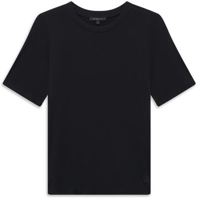 Bugatti Damen T-shirt van 100% viscose met ronde hals S Bugatti Damen T-shirt van 100% viscose met ronde hals S