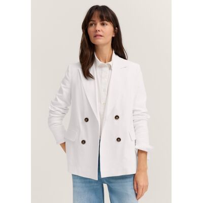 Bugatti Damen Blazer van linnenmix met reverskraag 44 Bugatti Damen Blazer van linnenmix met reverskraag 44