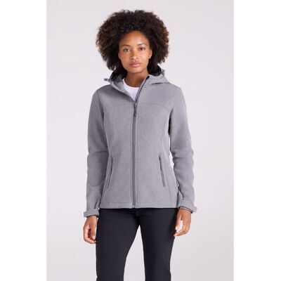 Mountain Warehouse Dames/Dames Exodus waterafstotend softshell jack (Donkergrijs) 46 Mountain Warehouse Dames/Dames Exodus waterafstotend softshell jack (Donkergrijs) 46