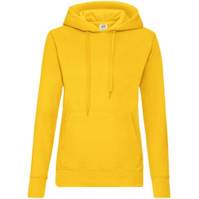 Fruit of the Loom Dames/Dames Klassieke Hoodie (Zonnebloem) S Fruit of the Loom Dames/Dames Klassieke Hoodie (Zonnebloem) S